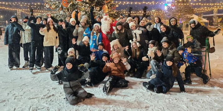 «Без пяти минут Новый год»: на территории района прошла праздничная программа 