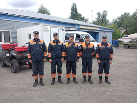 В микрорайоне Затон выставили наблюдательный пост на случай резкого подъема воды в реке Обь