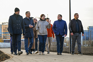 Итоги благоустройства общественных пространств по нацпроекту обсудили на выездном совещании